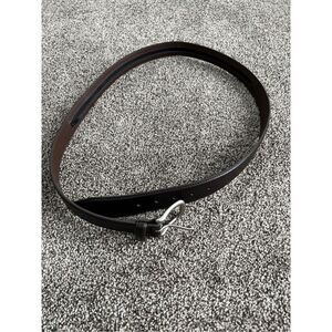 Thomas Bates size 44 Leather Money Belt with Zipper Pocket for Men | Genuine Lea